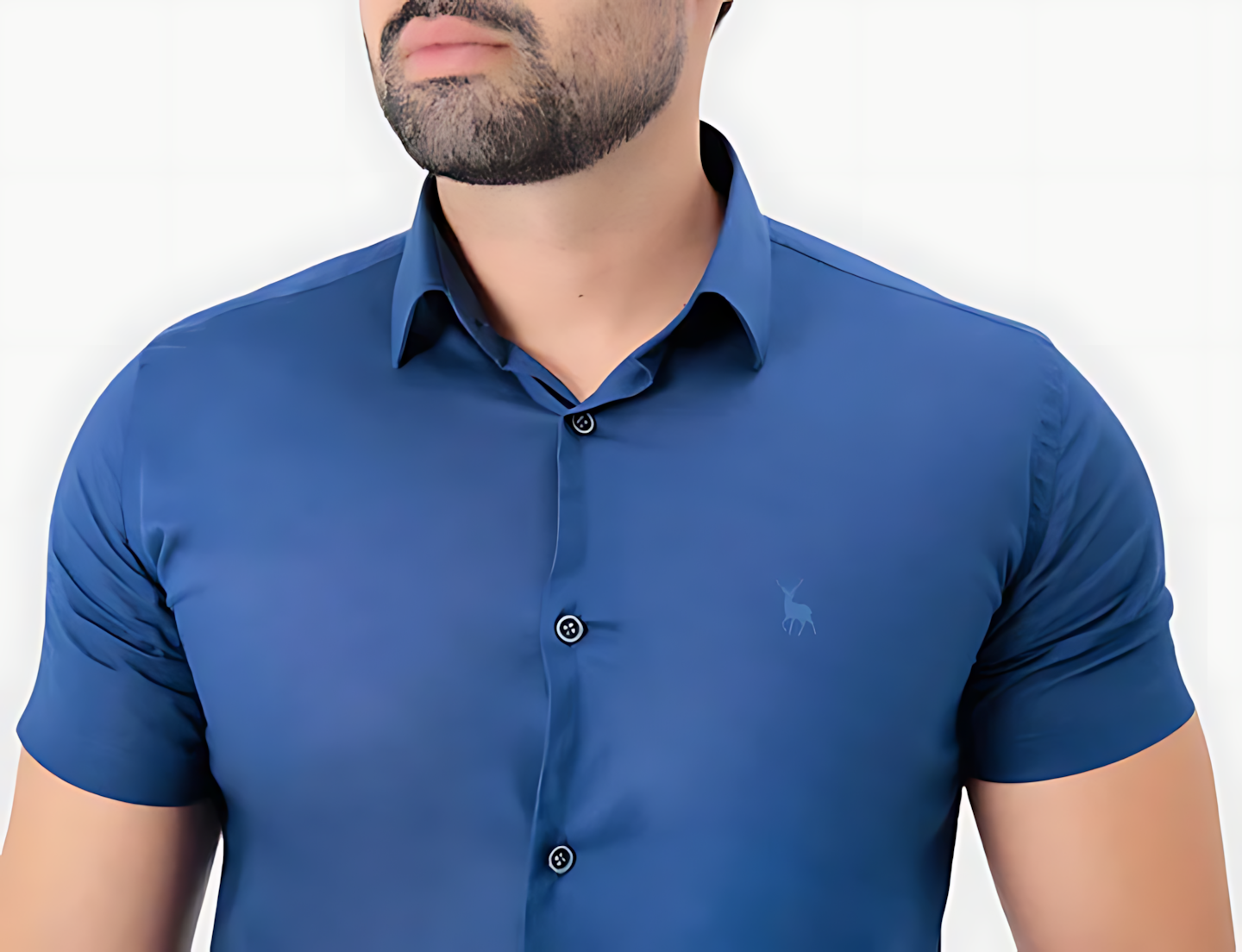 alt CAMISA MC Azul